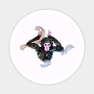 Dancing Monkey Magnet